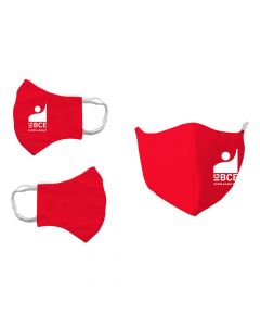 IGBCE-Stoffmaske [Rot] »IGBCE schützt!«