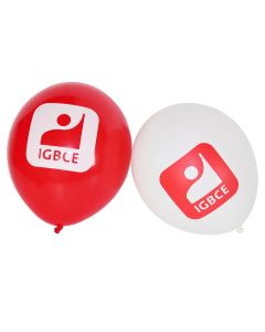 IGBCE Luftballons rot-weiß gemischt