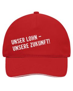 Basecap "UNSER LOHN - UNSERE ZUKUNFT"