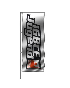 Hochformatfahne »IGBCE-Jugend (XXL-Variante)«