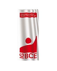 Hochformatfahne »120 x 300 cm«