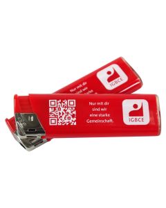IGBCE-Feuerzeug »Kommerz« (mit QR-Code)