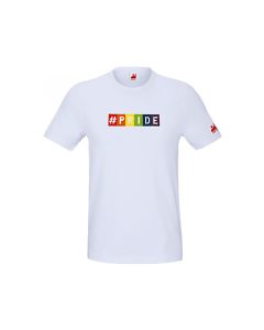 T-Shirt Unisex, weiß, PRIDE