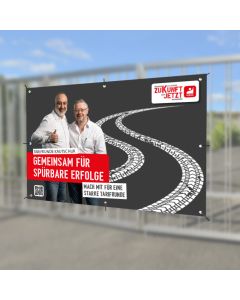 Meshbanner Motiv "Hüseyin & Christian" TR Kautschuk 25
